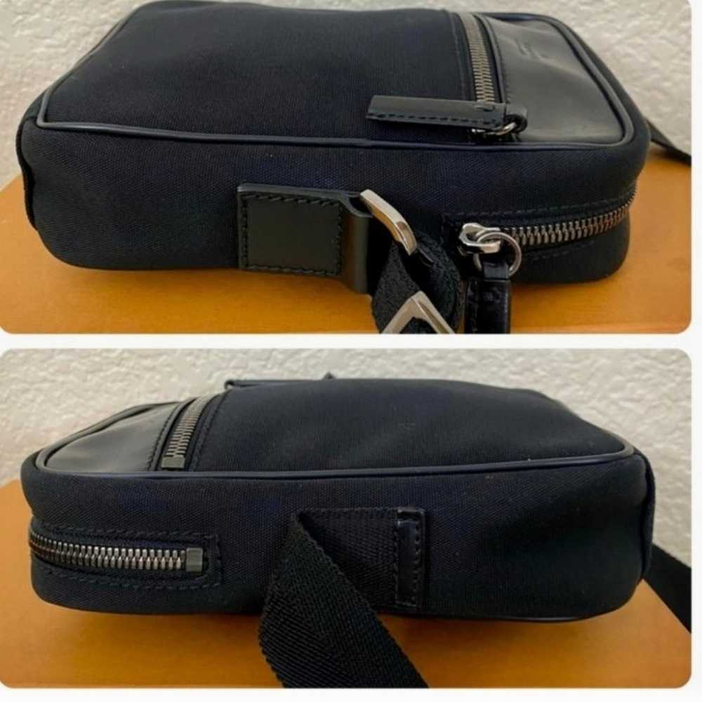 GUCCI Nylon Leather Crossbody/Shoulder Bag, Black - image 2