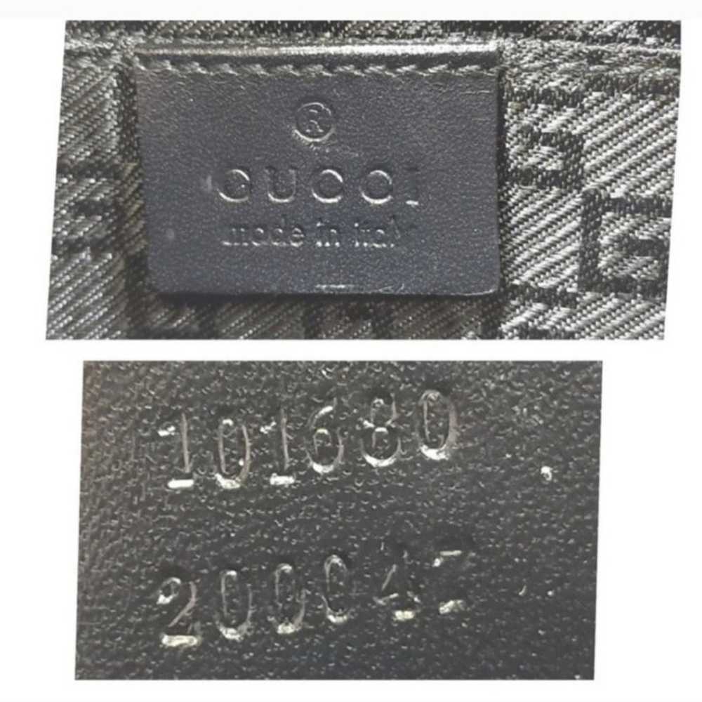 GUCCI Nylon Leather Crossbody/Shoulder Bag, Black - image 5