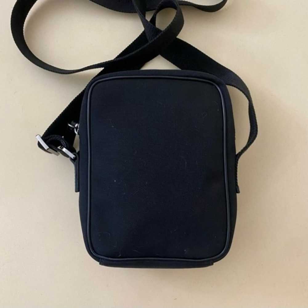 GUCCI Nylon Leather Crossbody/Shoulder Bag, Black - image 7