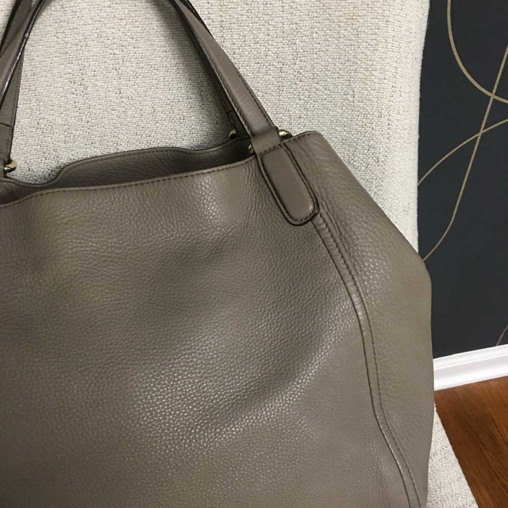 Gucci authentic SOHO grey leather tote bag - image 12