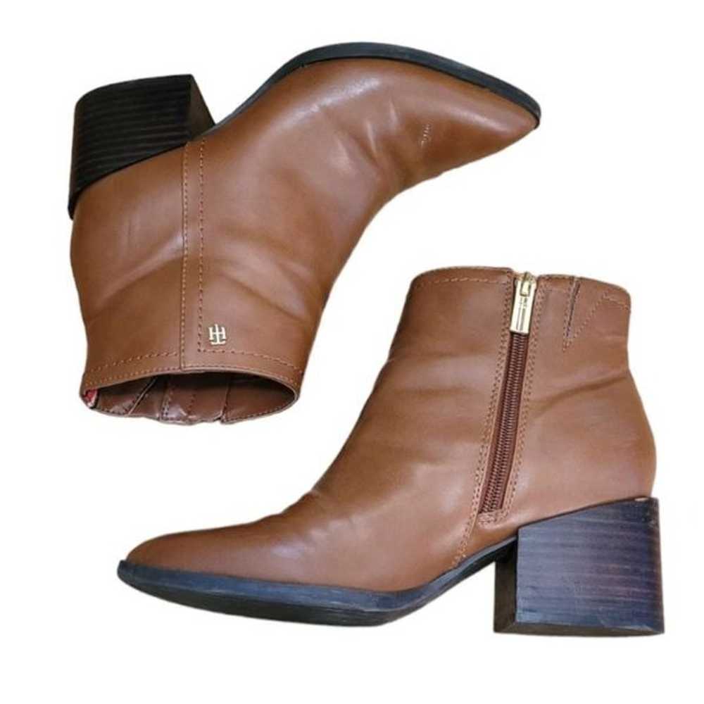 Tommy Hilfiger Chesnut Brown Pointed Toe Ankle Bo… - image 2