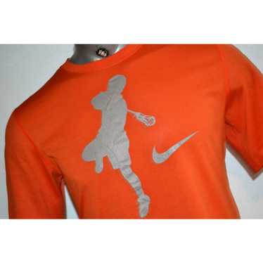 Nike 37996 Nike Lacrosse Gym Shirt Workout Orange… - image 1
