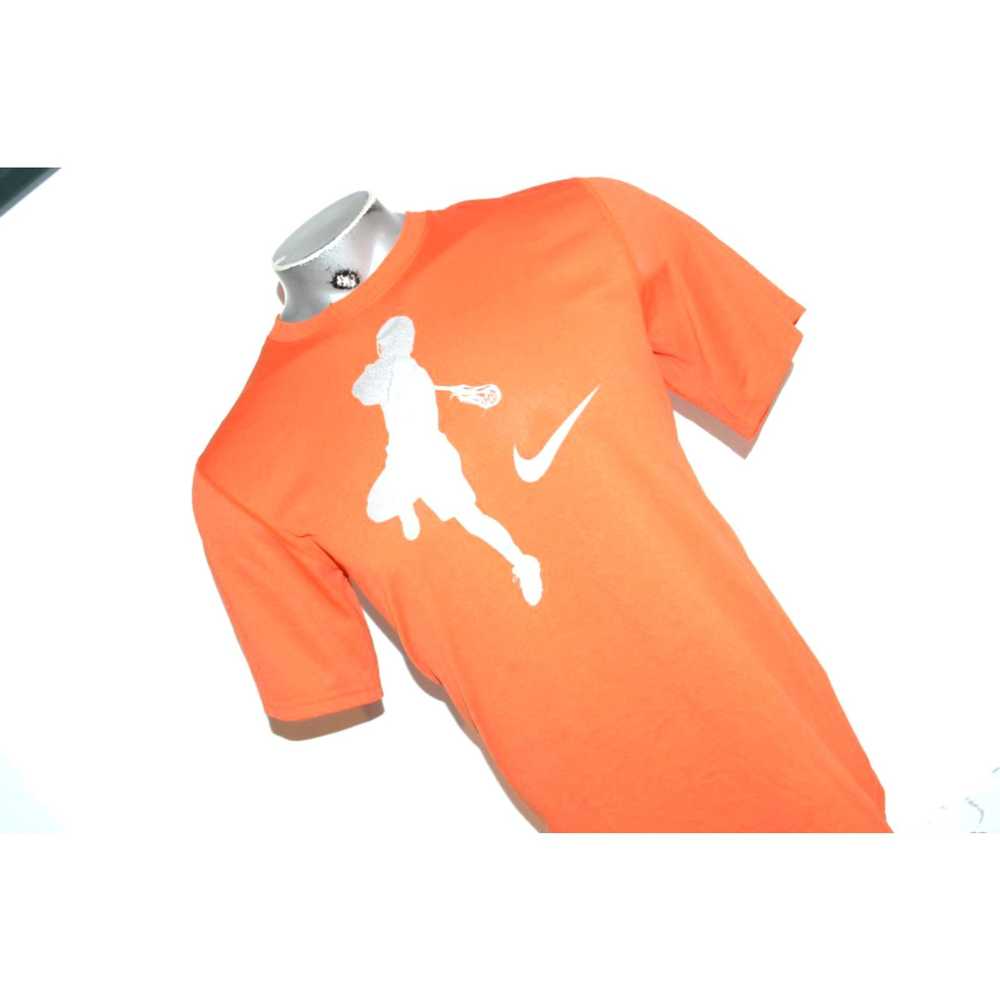 Nike 37996 Nike Lacrosse Gym Shirt Workout Orange… - image 3