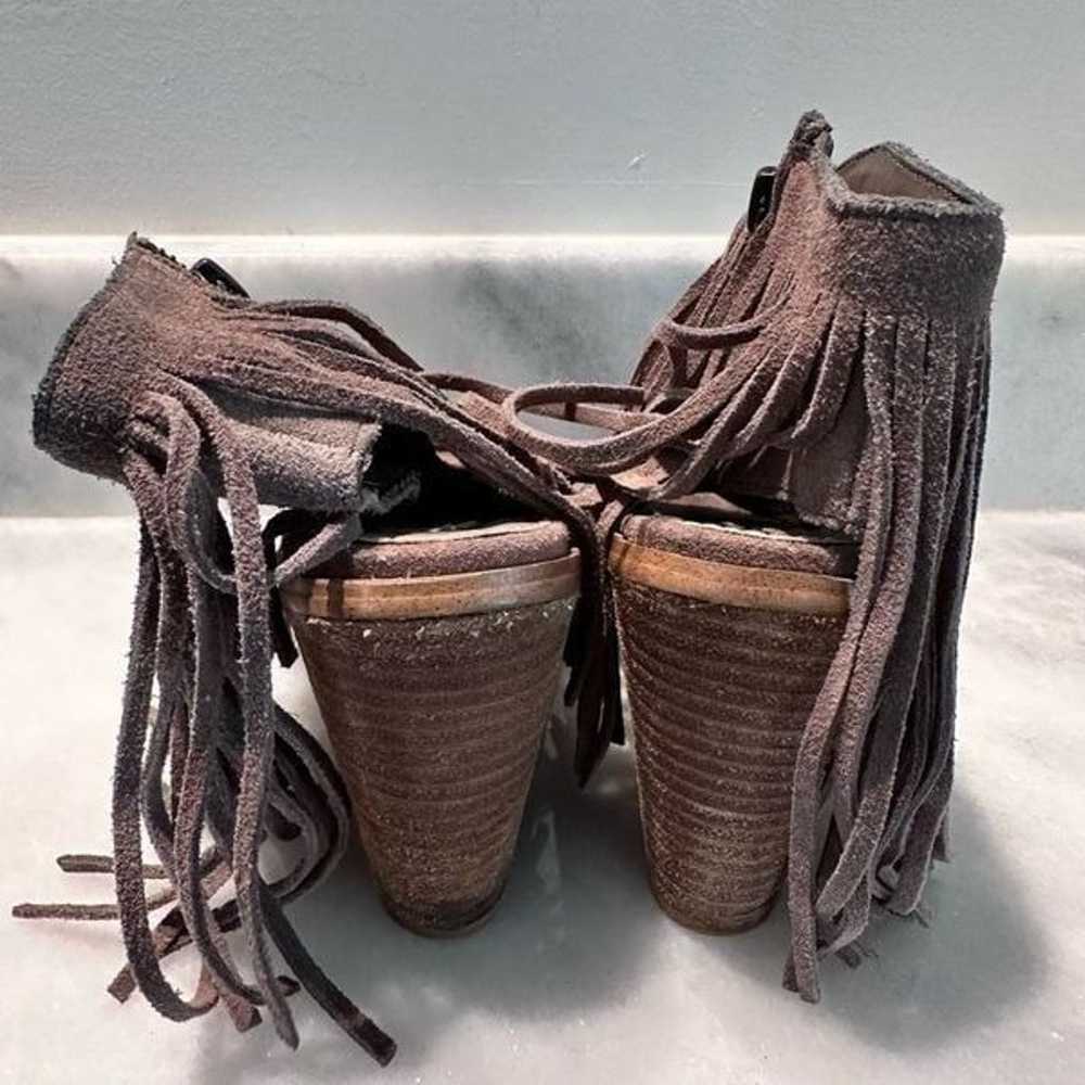 Steve Madden Womens Fringe Leather VINTAGE Y2K Ro… - image 4