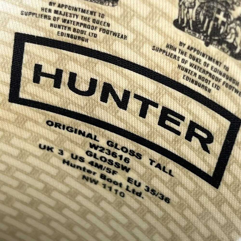 Hunter Original Tall Gloss Women's Rain Boots  Bl… - image 11