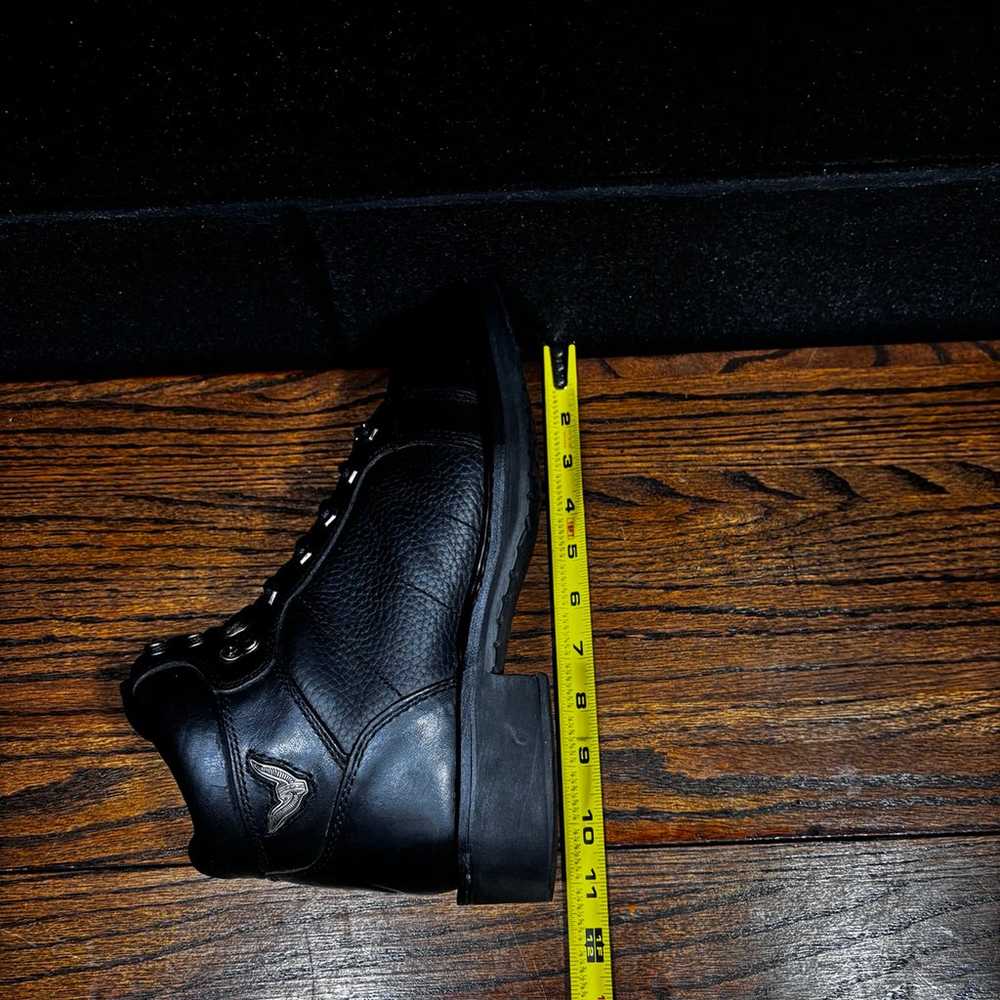Thorogood Black Leather Lace Up Work Boots Women’… - image 10
