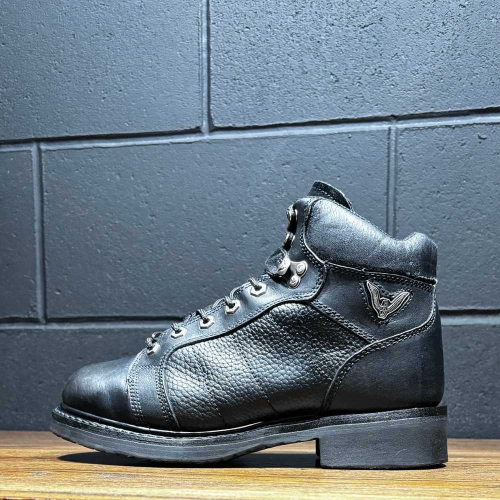 Thorogood Black Leather Lace Up Work Boots Women’… - image 1