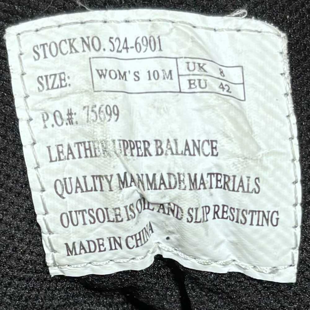 Thorogood Black Leather Lace Up Work Boots Women’… - image 8