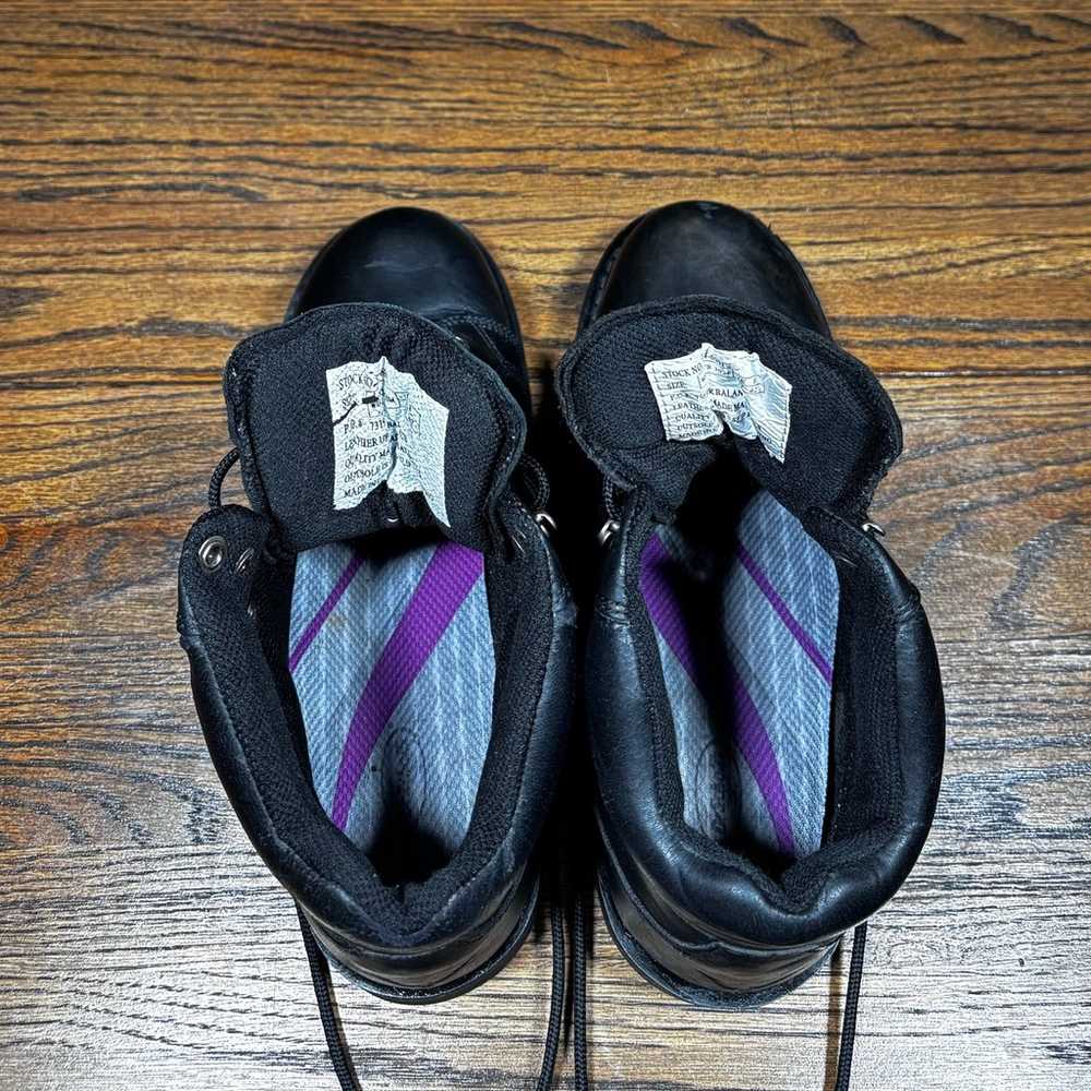 Thorogood Black Leather Lace Up Work Boots Women’… - image 9