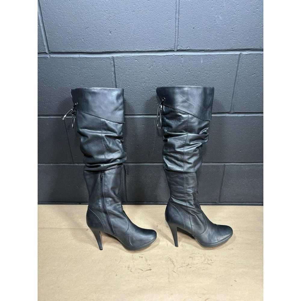 Jessica Simpson Black Leather Over The Knee Boots… - image 3