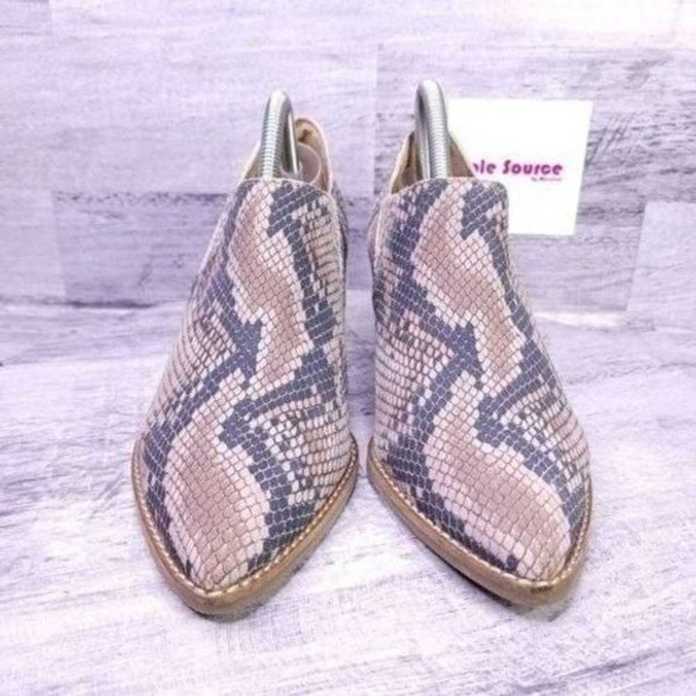 Lucky Brand Tresee Snake Print Leather Slip on An… - image 2