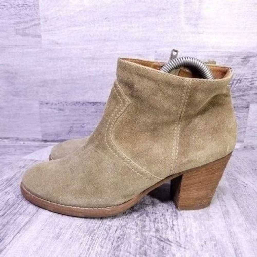 Madewell 1937 Suede Heeled Ankle Boot Tan Brown W… - image 3