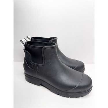 UGG Rain Boots Womens Size 10 Black Droplet Lugso… - image 1