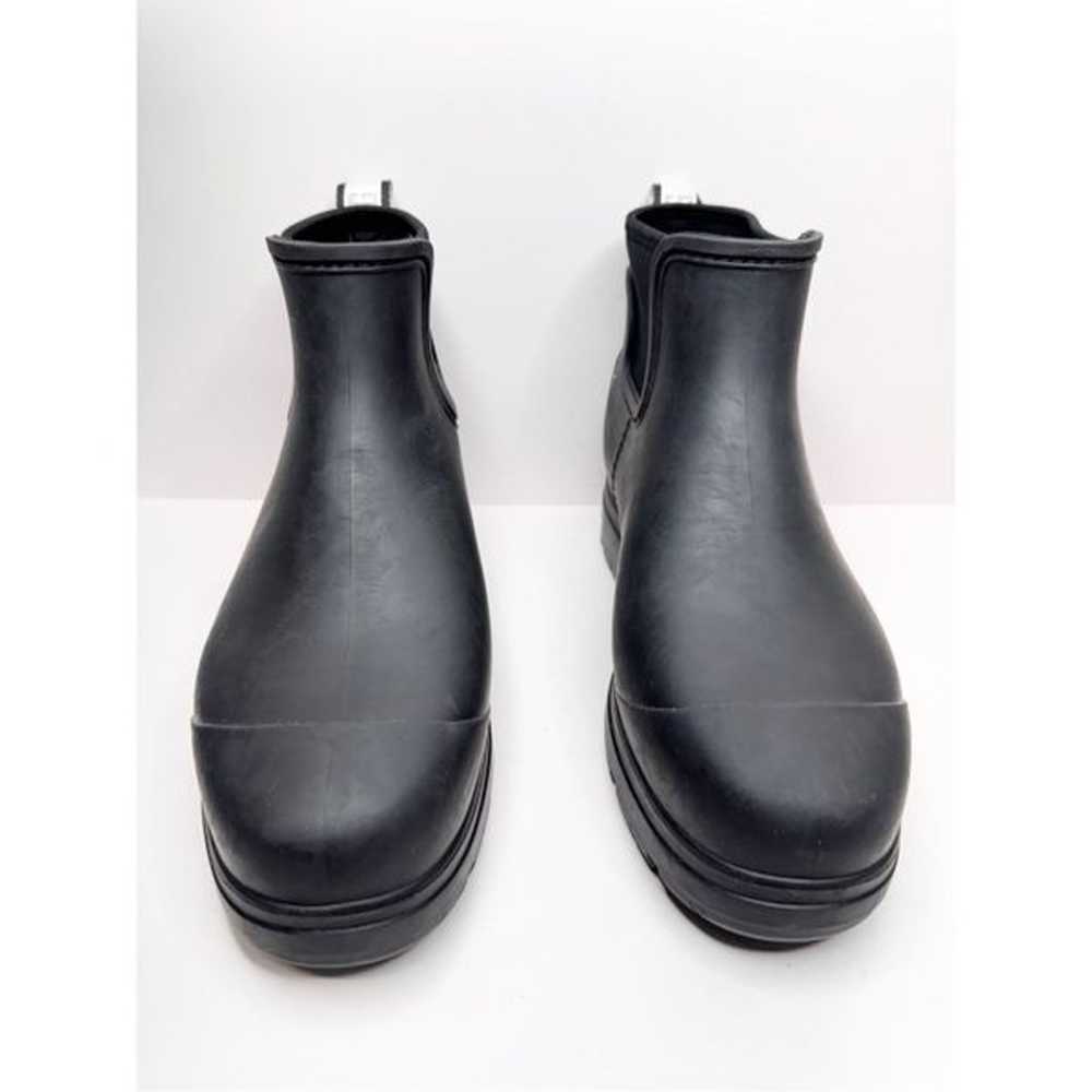 UGG Rain Boots Womens Size 10 Black Droplet Lugso… - image 2