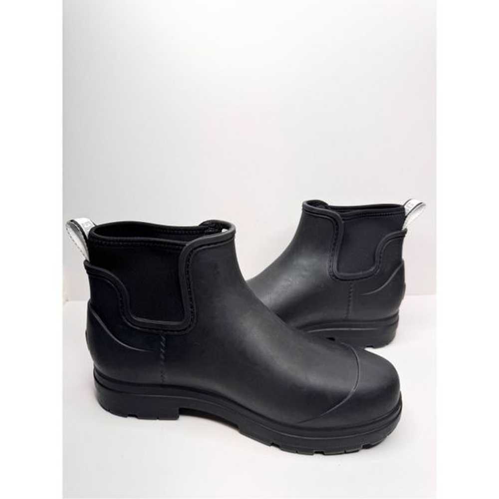 UGG Rain Boots Womens Size 10 Black Droplet Lugso… - image 4