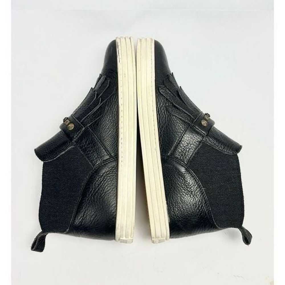 Hogan Black Leather Ankle Sneaker Boots Slip-on S… - image 4