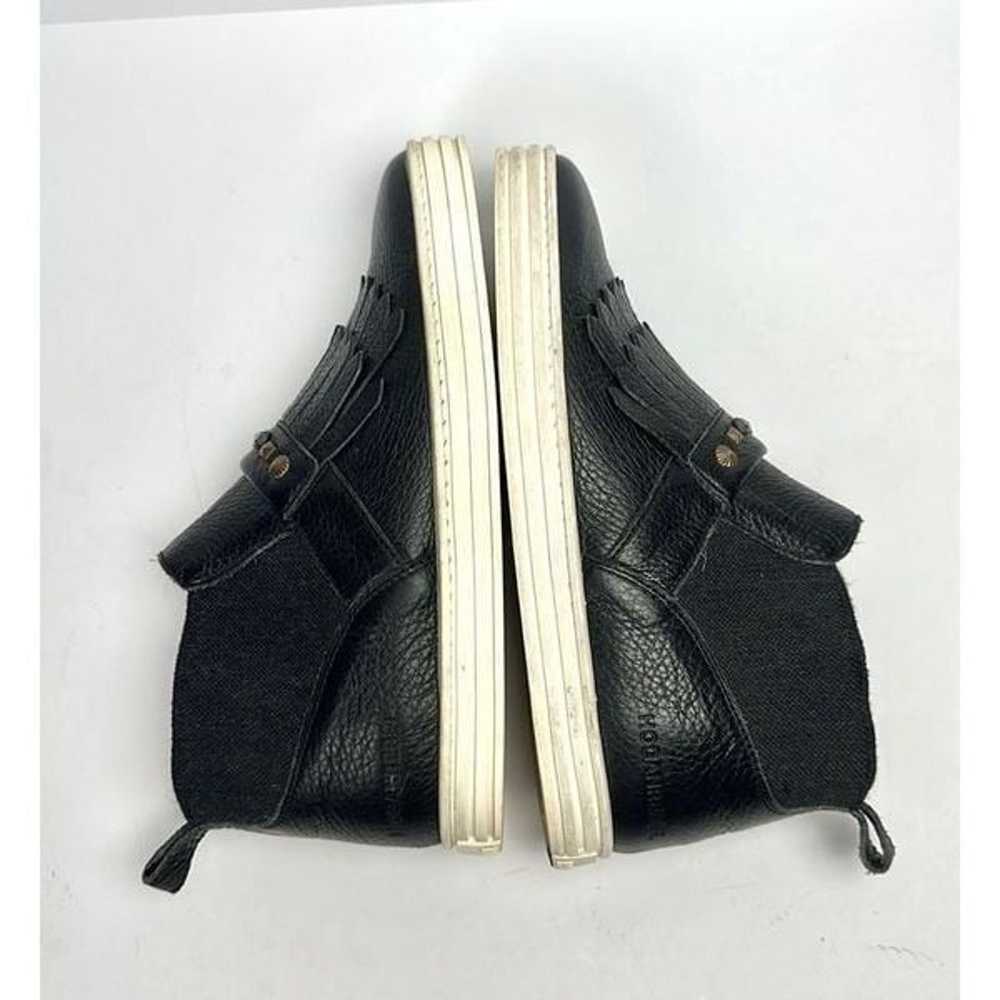 Hogan Black Leather Ankle Sneaker Boots Slip-on S… - image 5