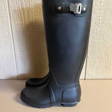 Hunter Women's Original Tall Rain Boots in black … - image 1