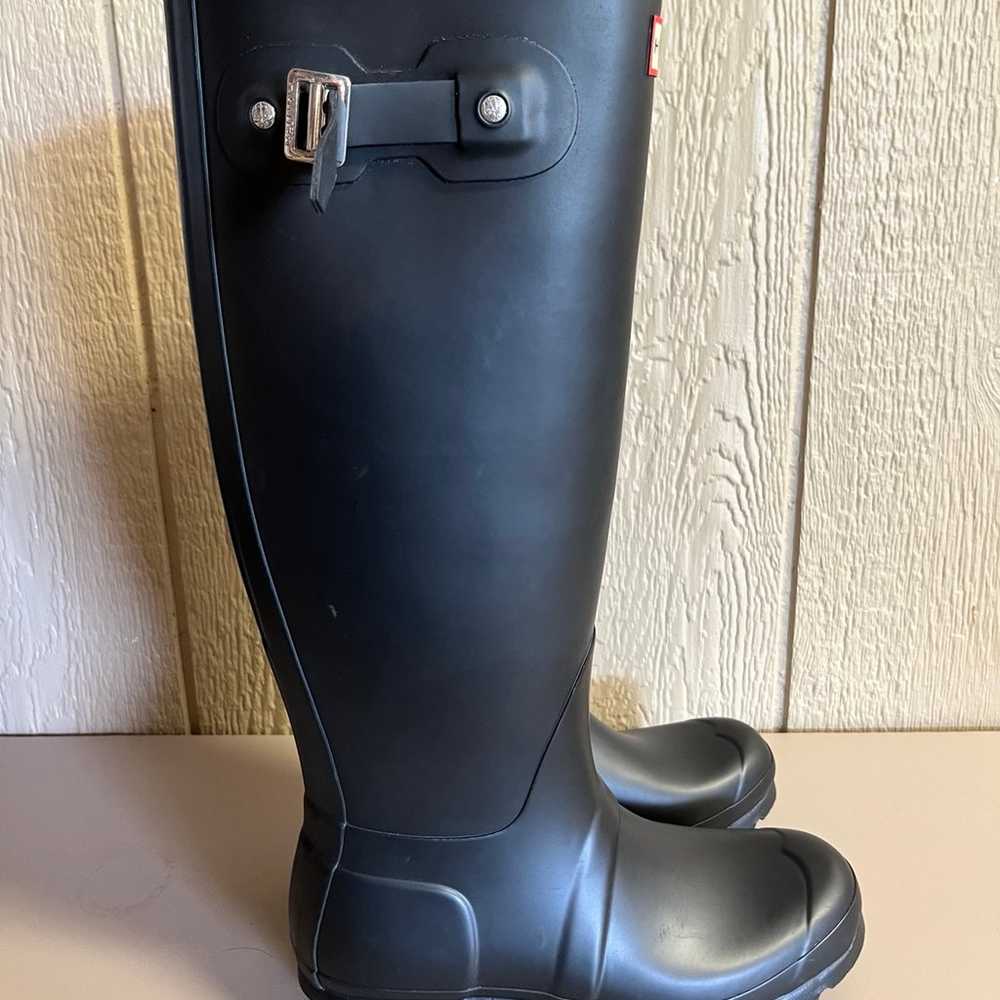 Hunter Women's Original Tall Rain Boots in black … - image 4