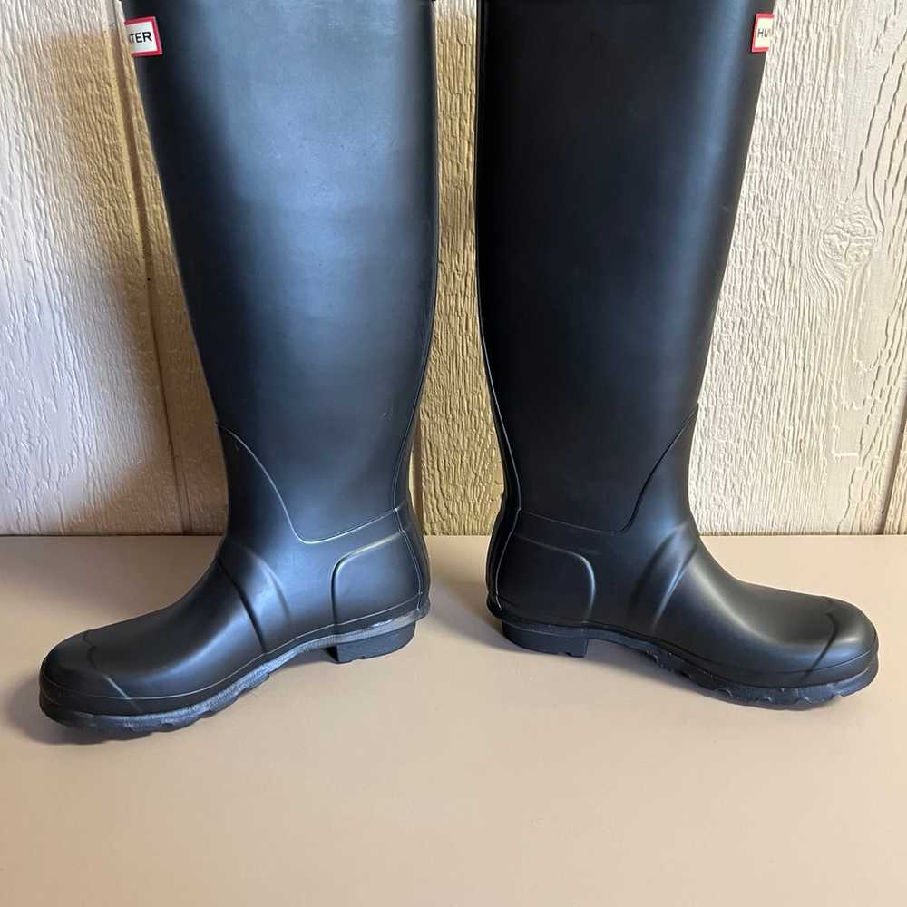 Hunter Women's Original Tall Rain Boots in black … - image 5