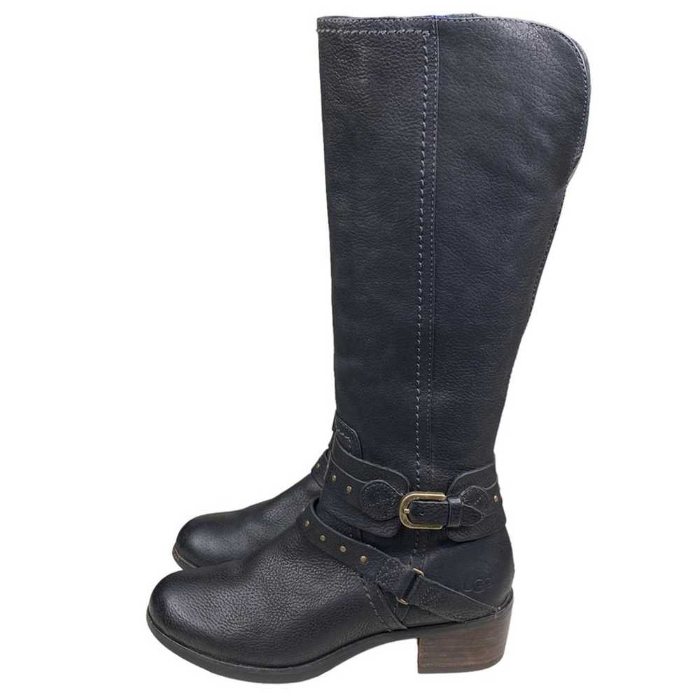 UGG Women’s Esplanade Black Leather Moto Riding B… - image 5