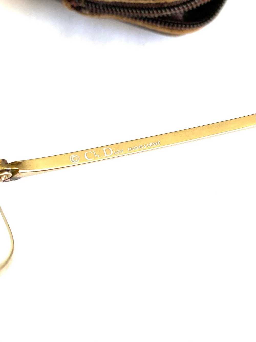 Dior CHRISTIAN DIOR FOLDING GOLD VINTAGE 90s FRAM… - image 6