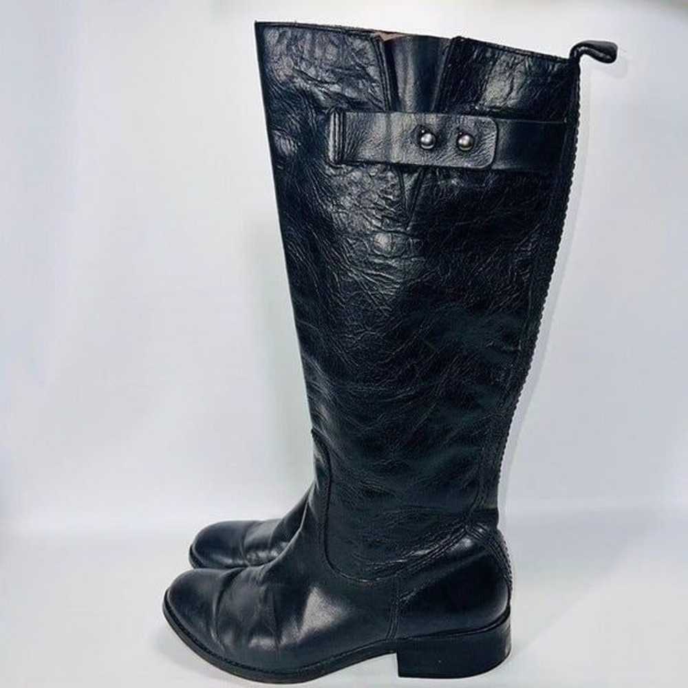 Spirit by Lucchese Bailey Riding Boots Black Leat… - image 1