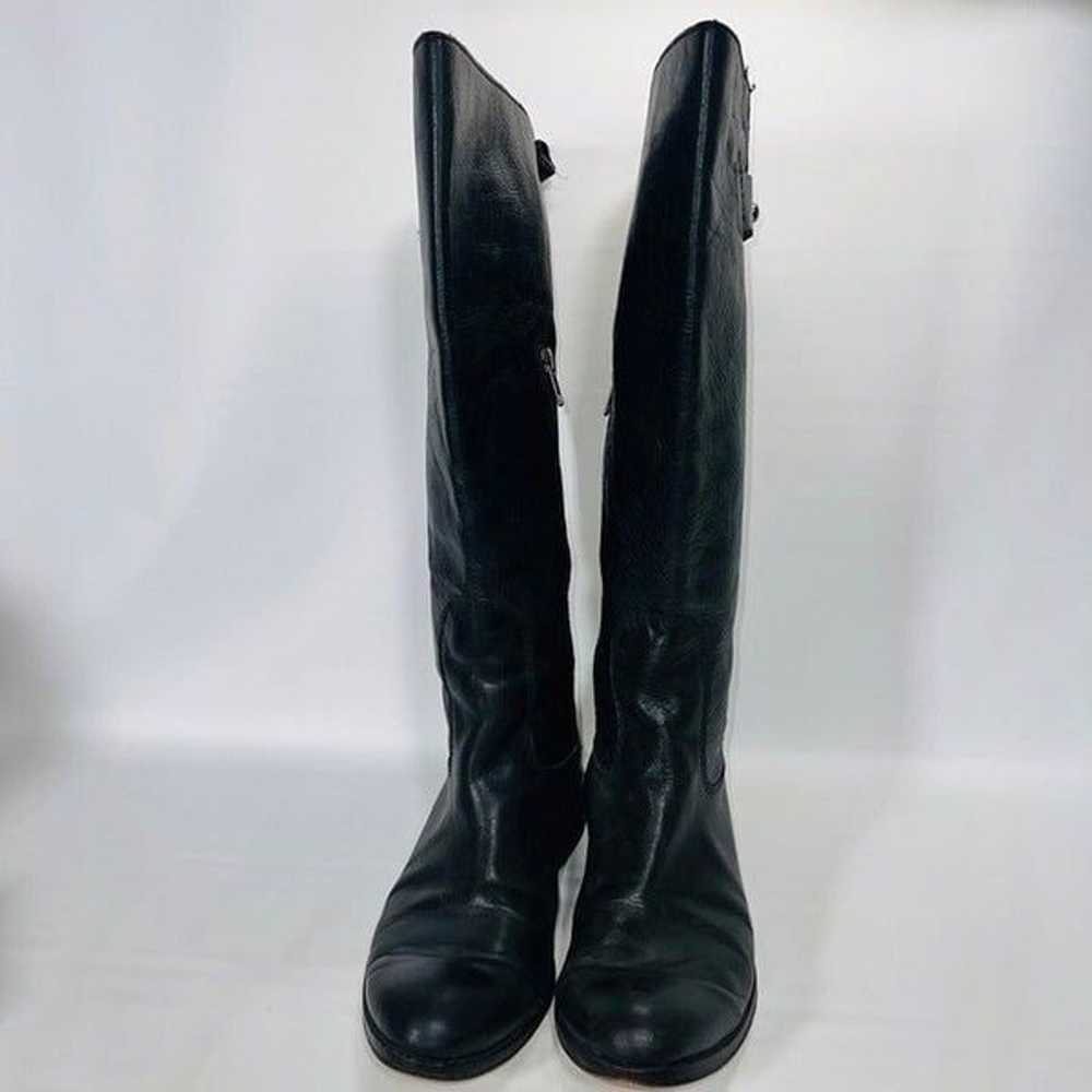 Spirit by Lucchese Bailey Riding Boots Black Leat… - image 2
