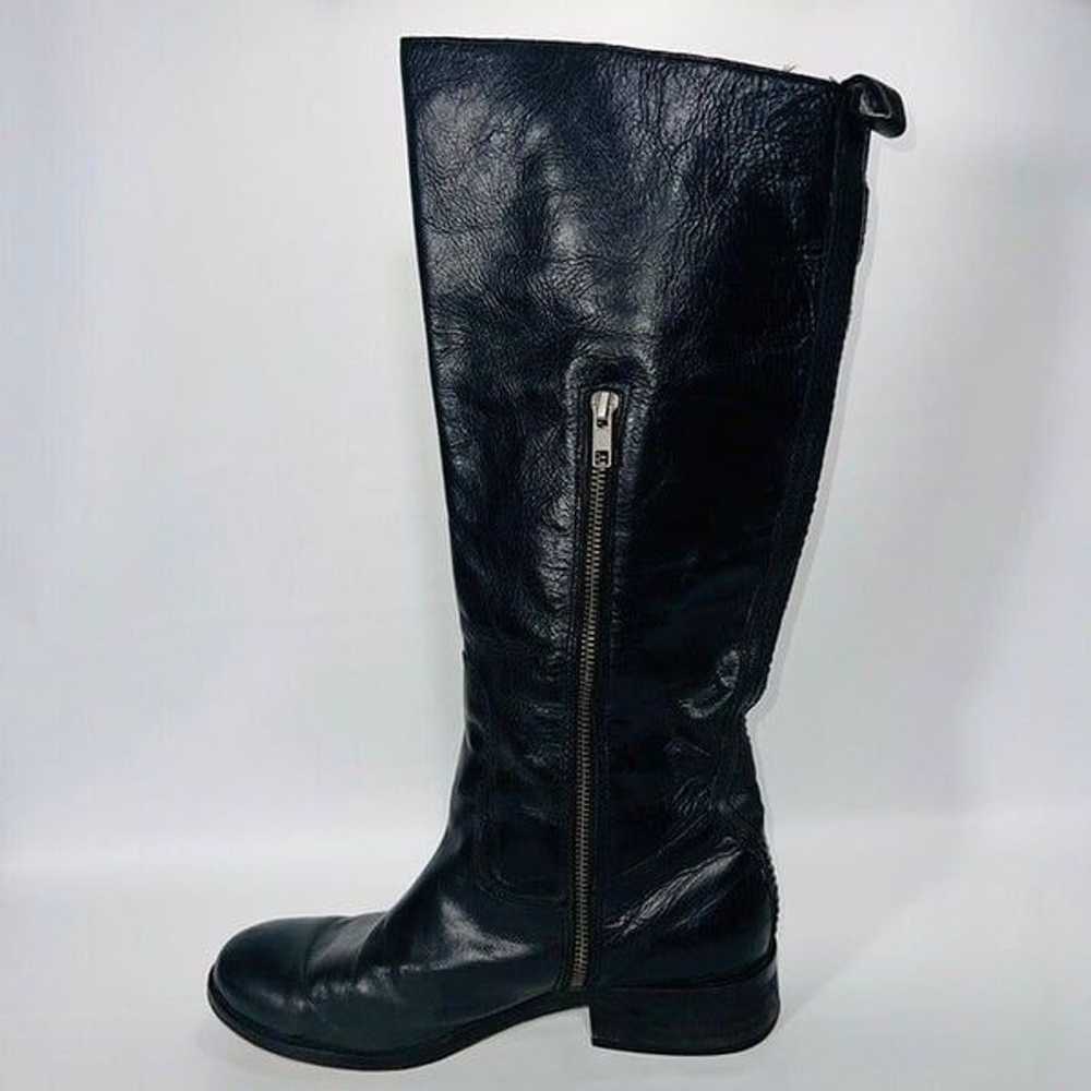 Spirit by Lucchese Bailey Riding Boots Black Leat… - image 5