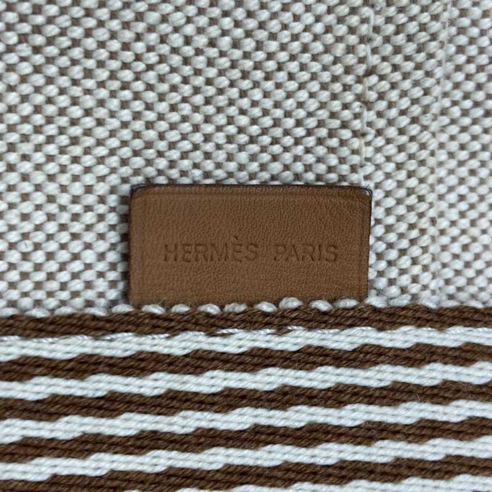 Hermes HERMES New Foult Cabas Beige x Brown Tote … - image 5