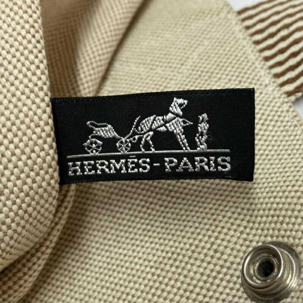 Hermes HERMES New Foult Cabas Beige x Brown Tote … - image 8