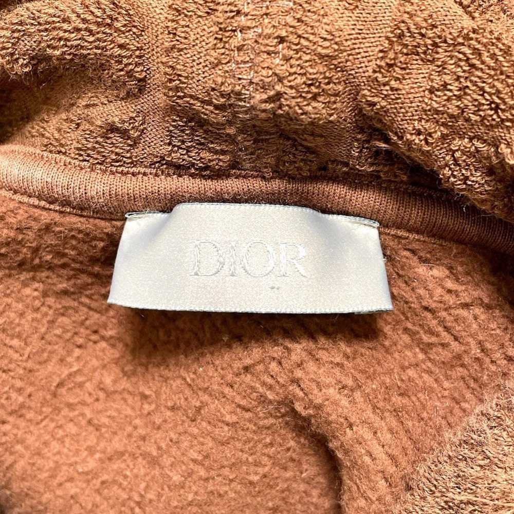 Dior Dior Oblique Towel Hooded Sweatshirt Brown - image 4