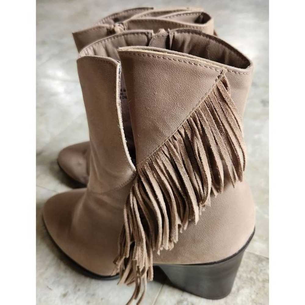 NEW Maurices western fringed ankle boots DC - image 2