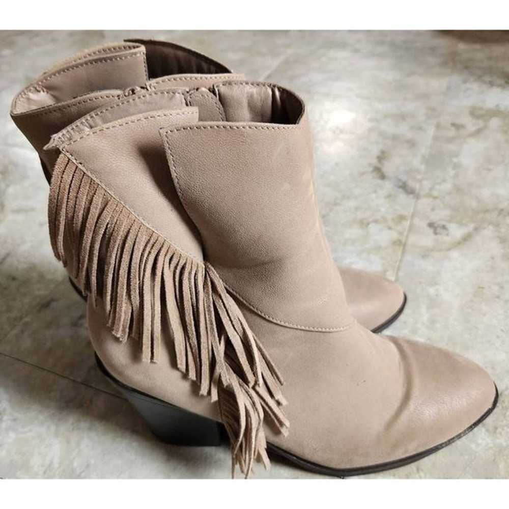 NEW Maurices western fringed ankle boots DC - image 5