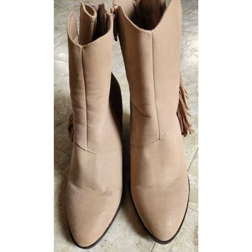 NEW Maurices western fringed ankle boots DC - image 6