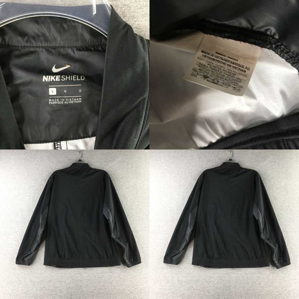 Nike Nike Jacket Mens Large Shield Black Windbrea… - image 4