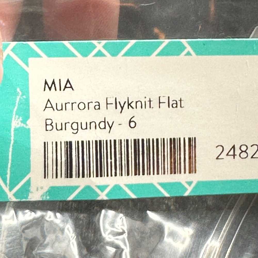 Mia Aurrora Flyknit Flat Burgundy Pointed Toe Sho… - image 8