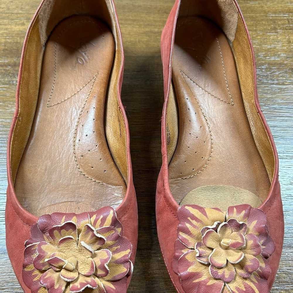 Naya Anthropologie Rustica Leather Slip On Shoes … - image 1