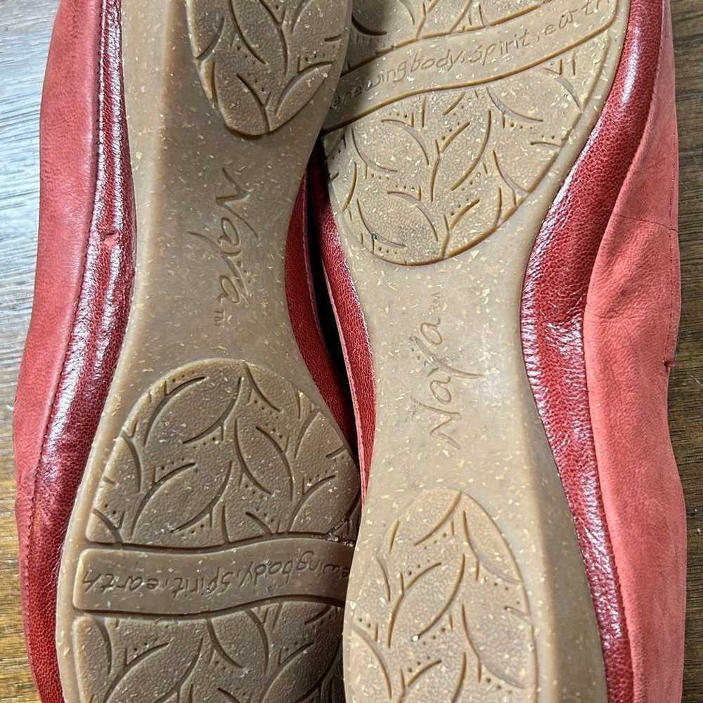 Naya Anthropologie Rustica Leather Slip On Shoes … - image 5