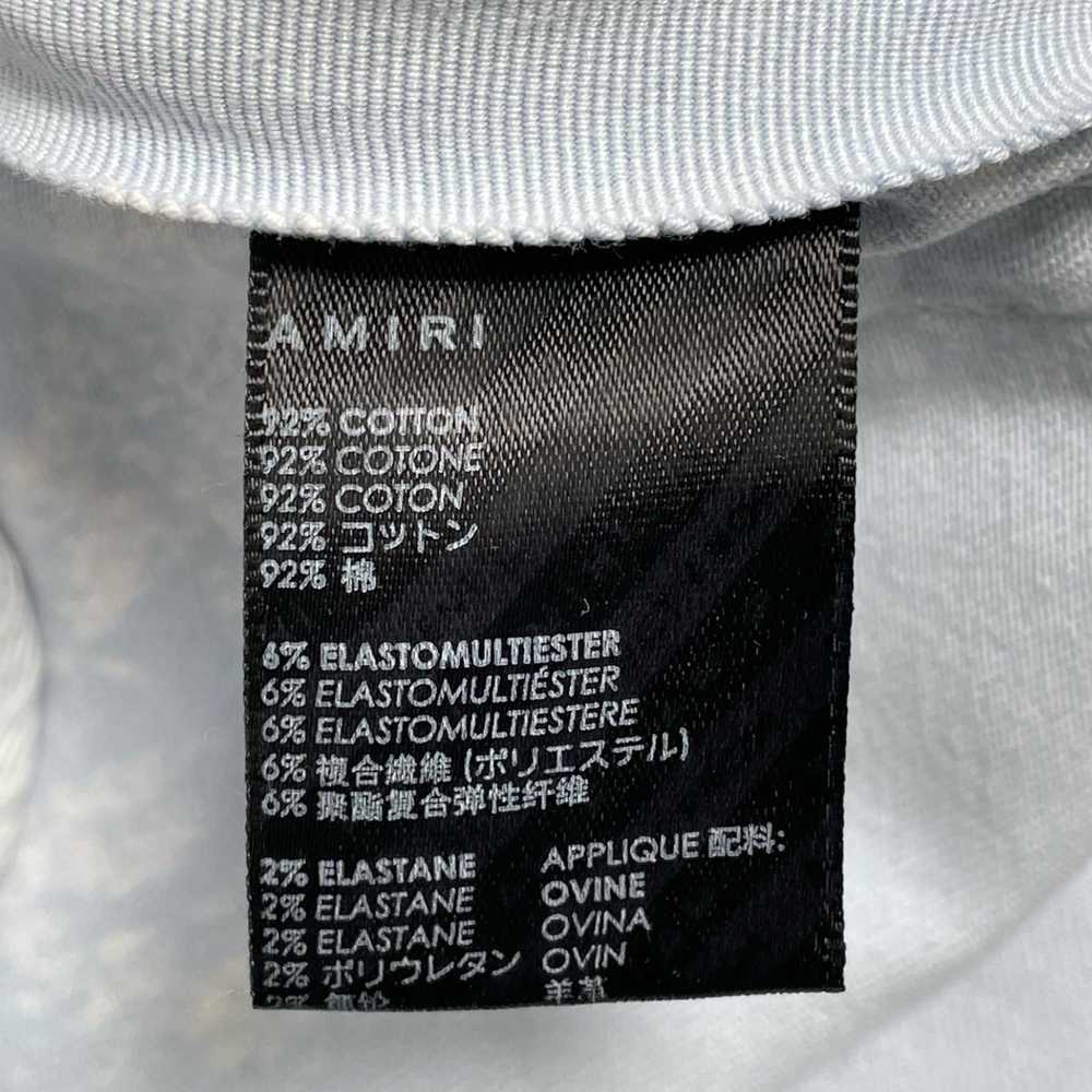 Amiri Amiri MX1 Mineral Wash Patch Jeans Baby Blue - image 5
