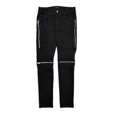 Amiri Amiri MX2 Wax Tonal Patch Jeans Black - image 1