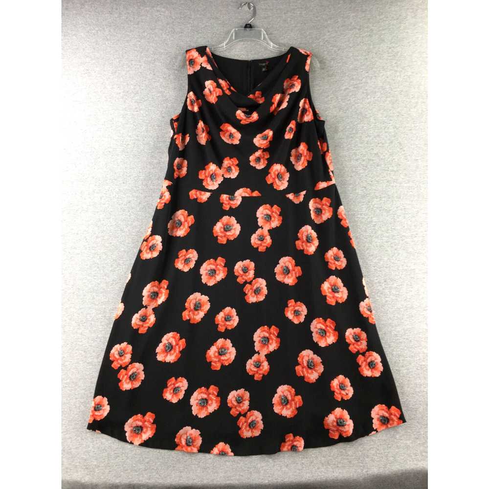 Talbots Talbots Dress Womens 14W Maxi Floral Slee… - image 1