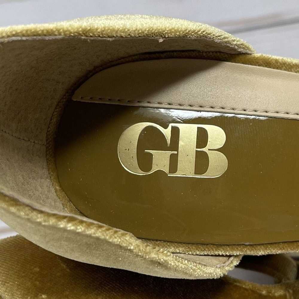 Giani Bini Platform Heels 9 Gold Runway Pumps Ank… - image 3