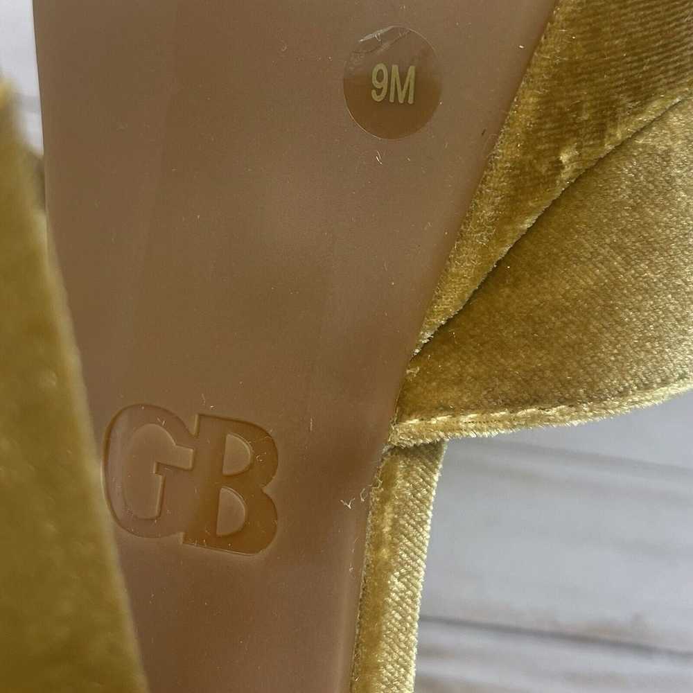 Giani Bini Platform Heels 9 Gold Runway Pumps Ank… - image 4