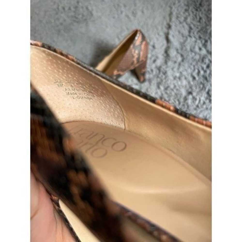 Franco sarto faux snake print heels - image 4