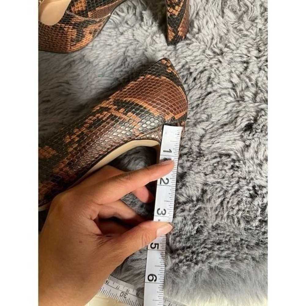 Franco sarto faux snake print heels - image 7