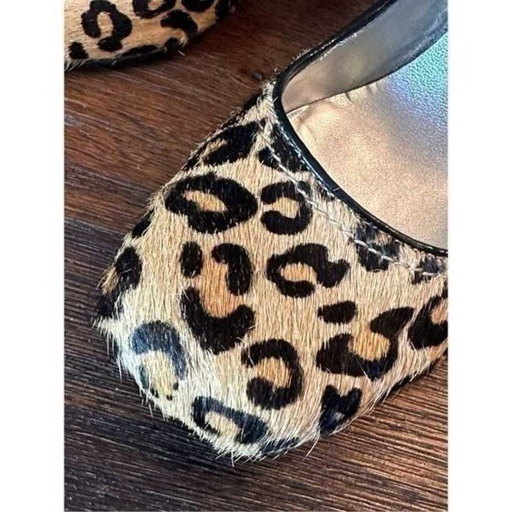 Guess cheetah print square toe pump - image 2