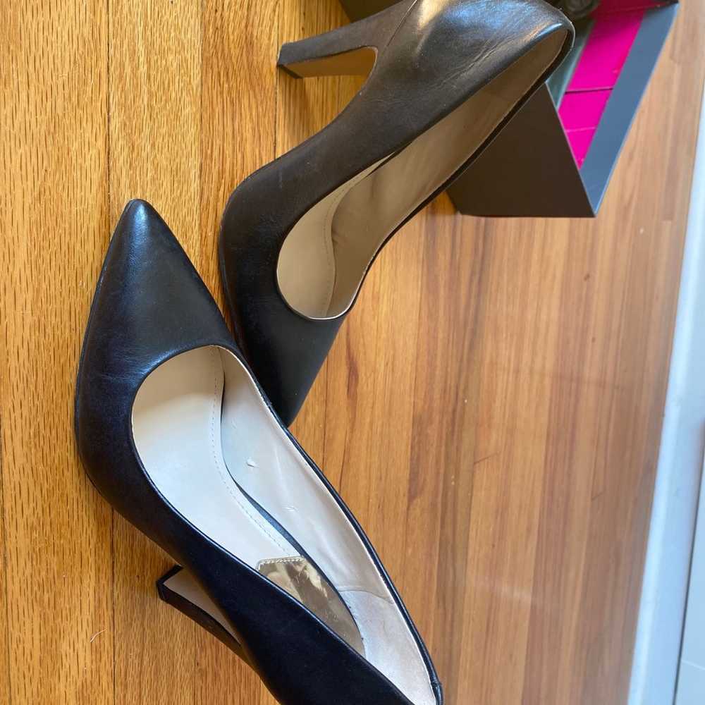 Vince Canute Carra black leather heels size 6 - image 3