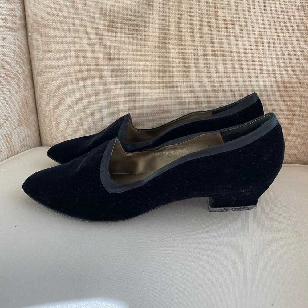 Women’s Nina Size 10 Heels Leather and Black Velv… - image 2