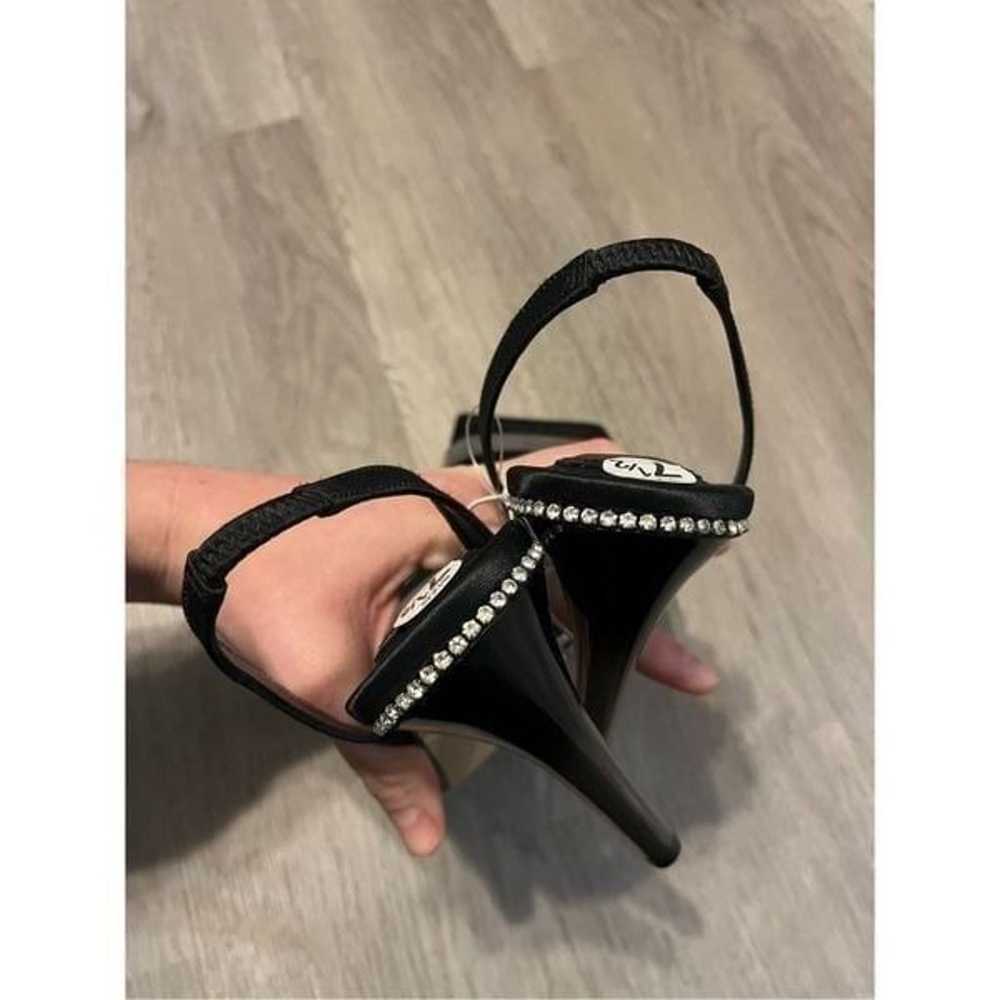 Good American Shoes Womens Size 7.5 Black Sling b… - image 4